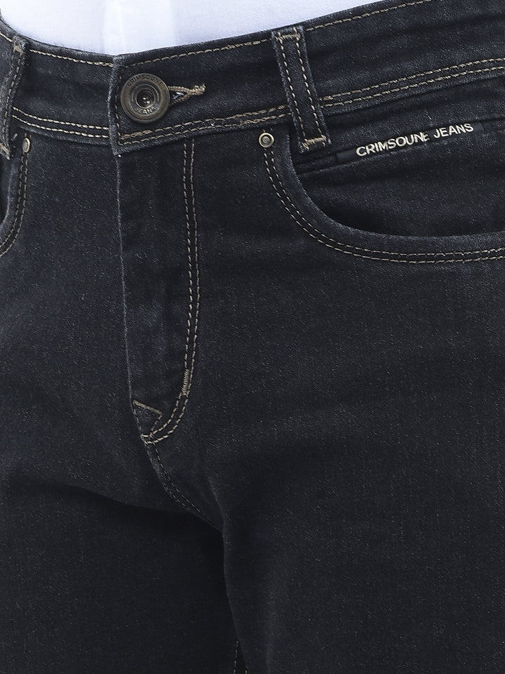 Dapper Black Straight Jeans