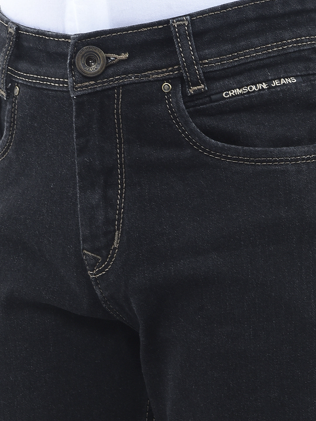 Dapper Black Straight Jeans