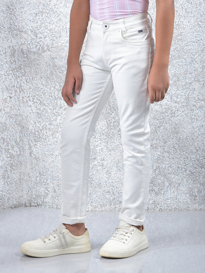 Vivid White Slim Fit Jeans