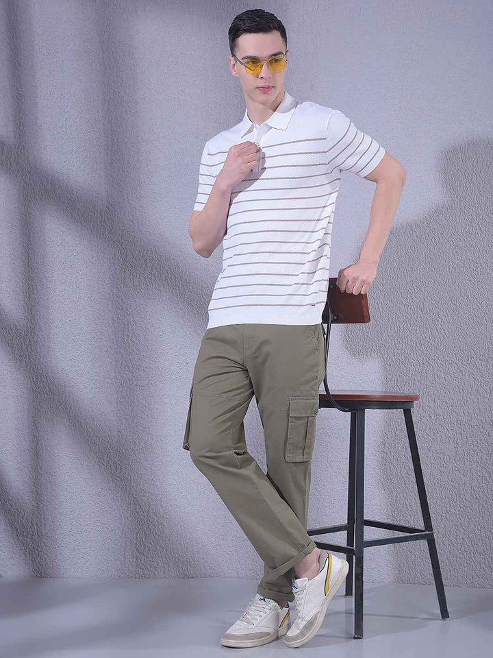 Olive Street Utility Cargo Trousers
