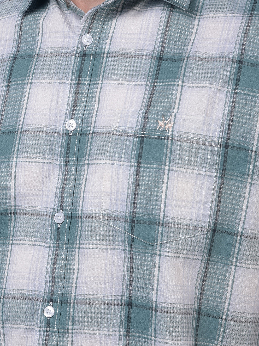 Green Checked Shirt