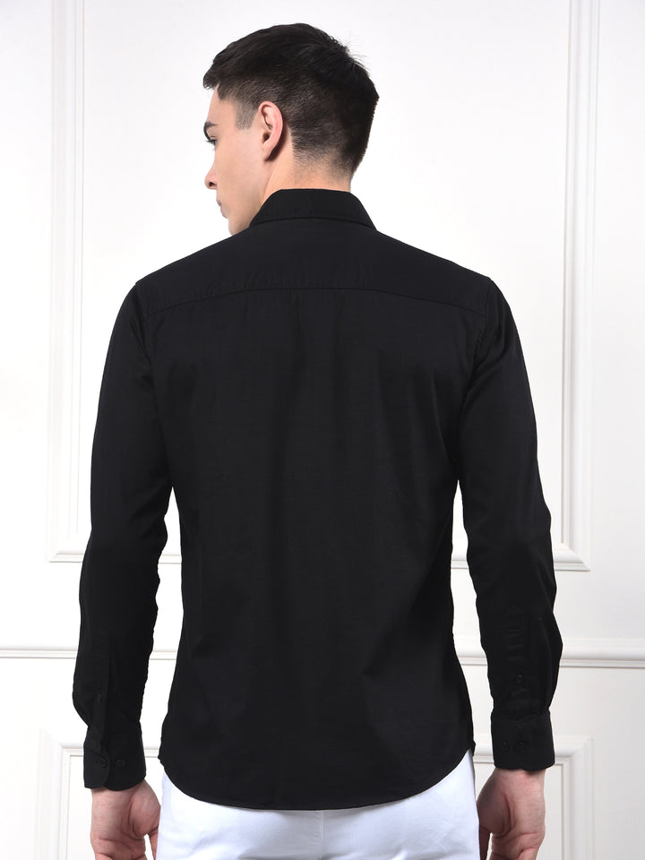Shadow Black Formal Shirt