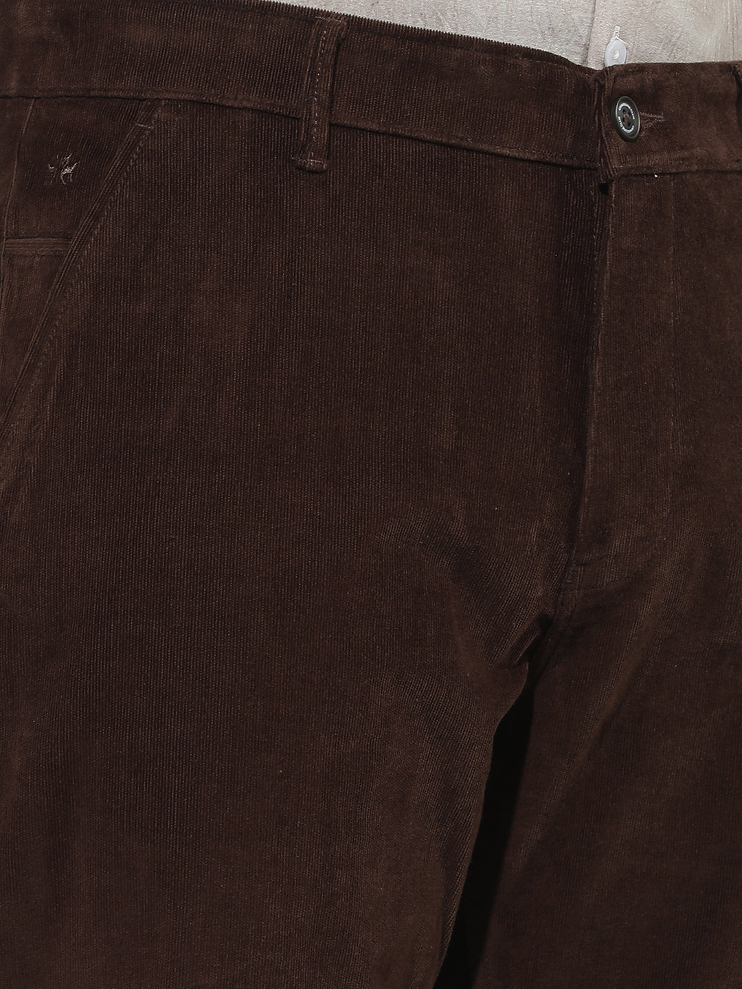Classic Hazelwood Brown Corduroy Trousers