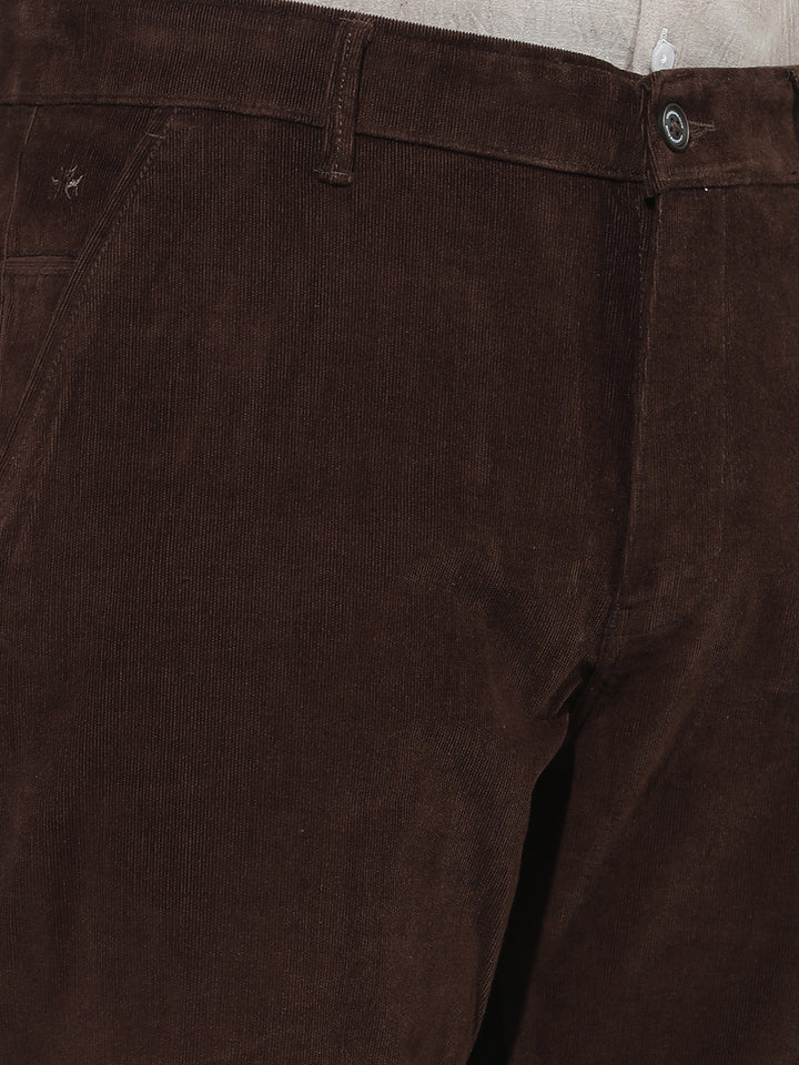 Classic Hazelwood Brown Corduroy Trousers