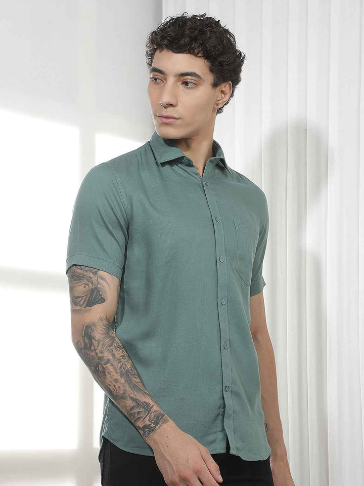 Green Casual Shirt