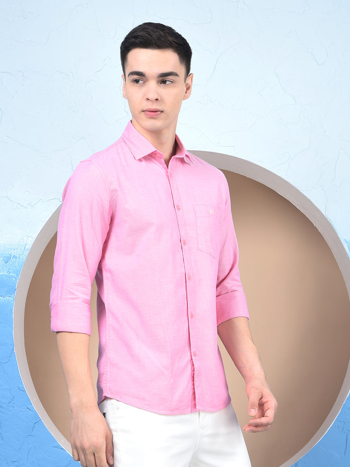 Pink 100% Cotton Shirt