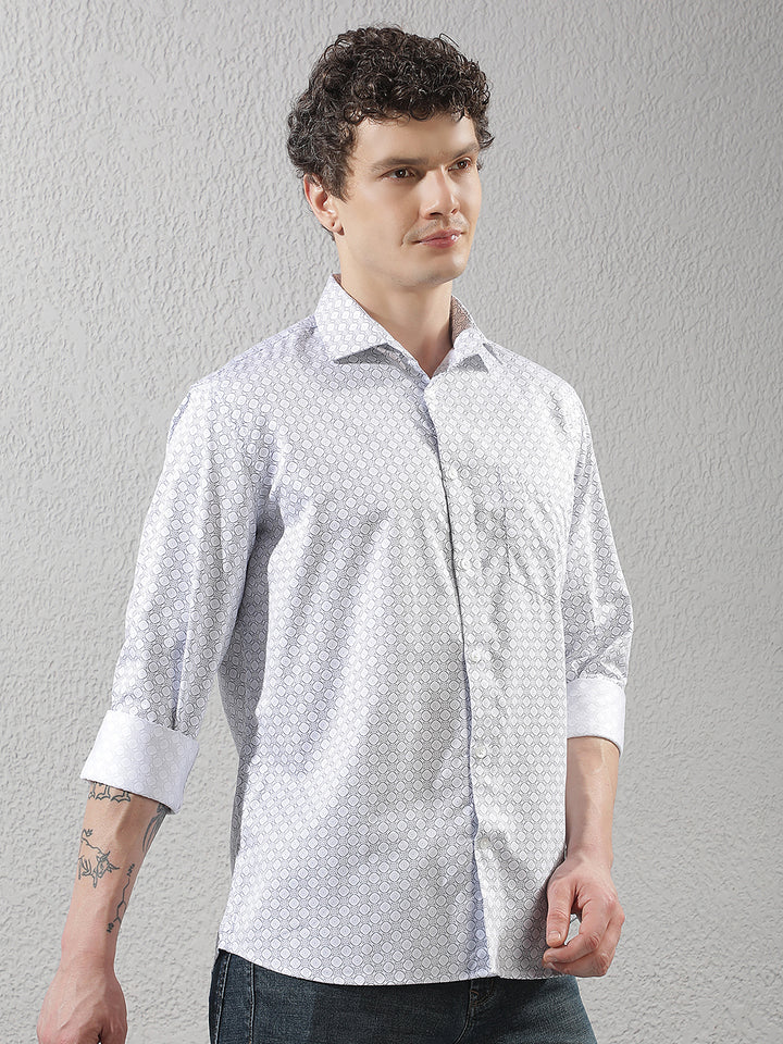White Polka Dots Shirt