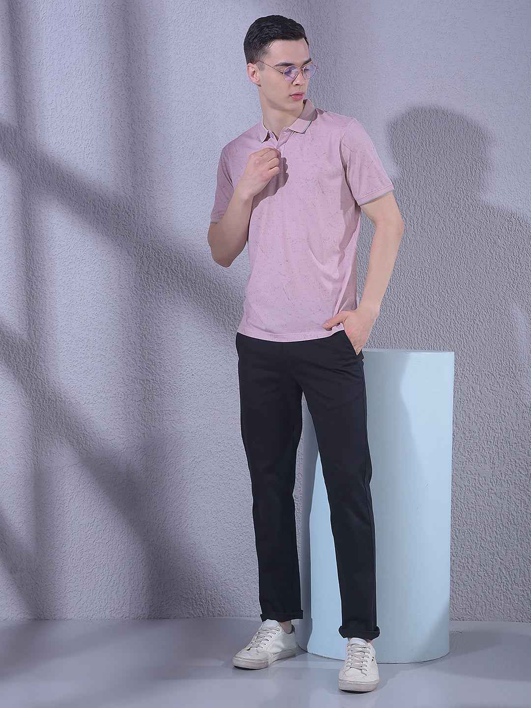 Pink Printed T-Shirt