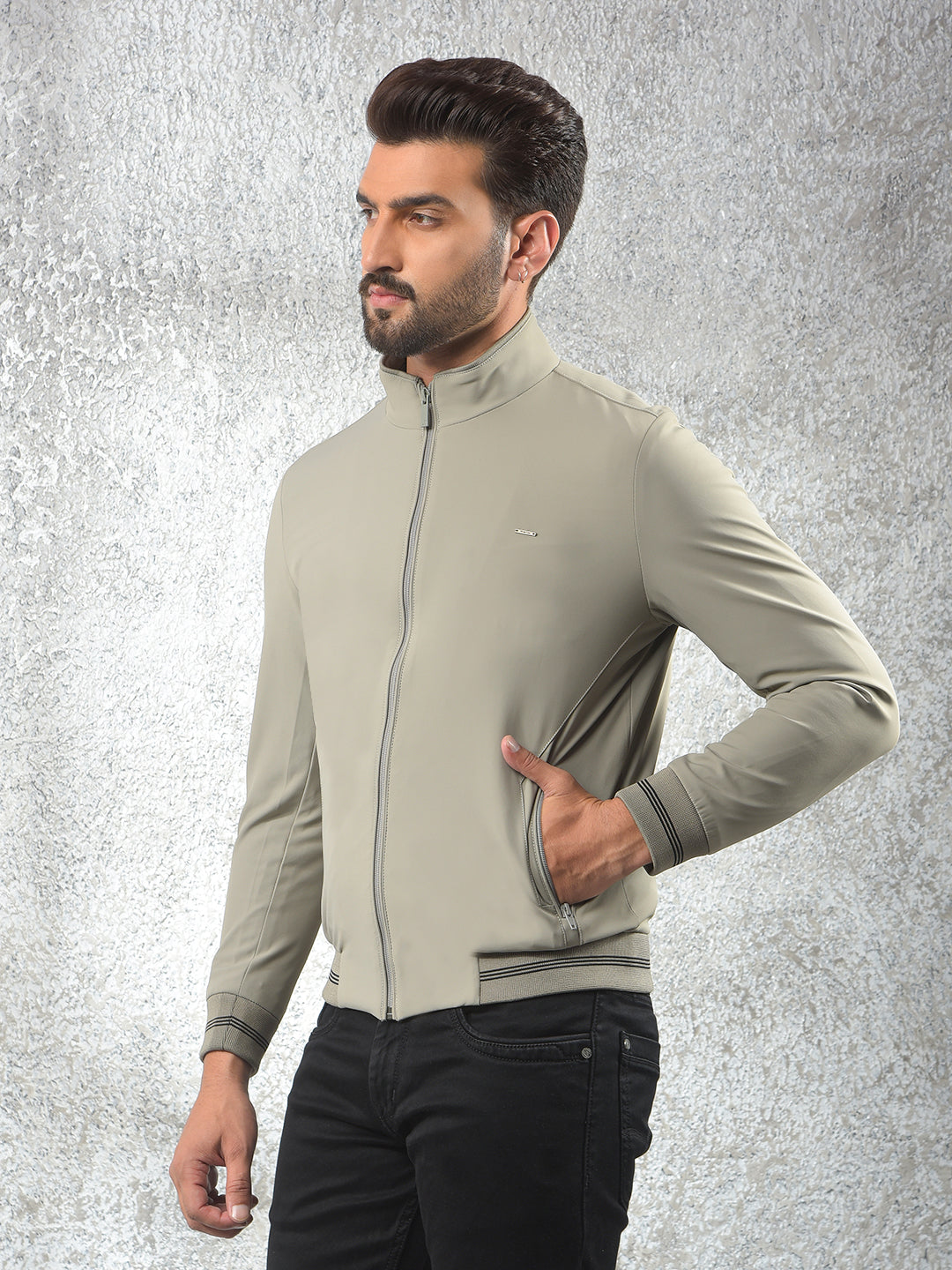 Style Detailing Green Puffer Jacket