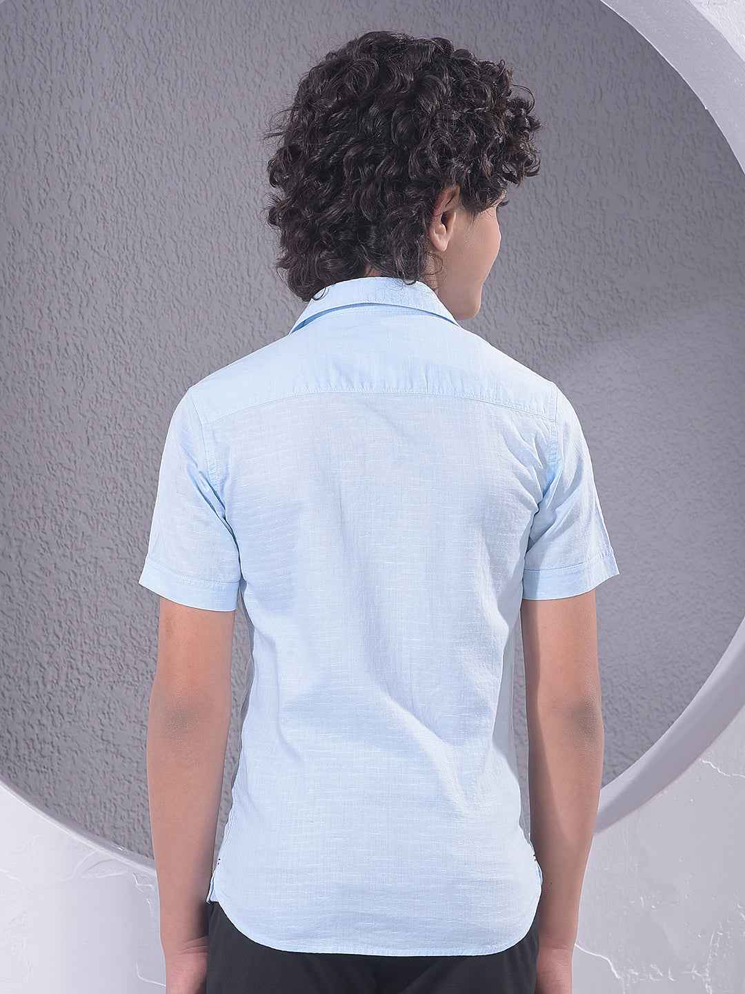 Ocean Blue Check Shirt