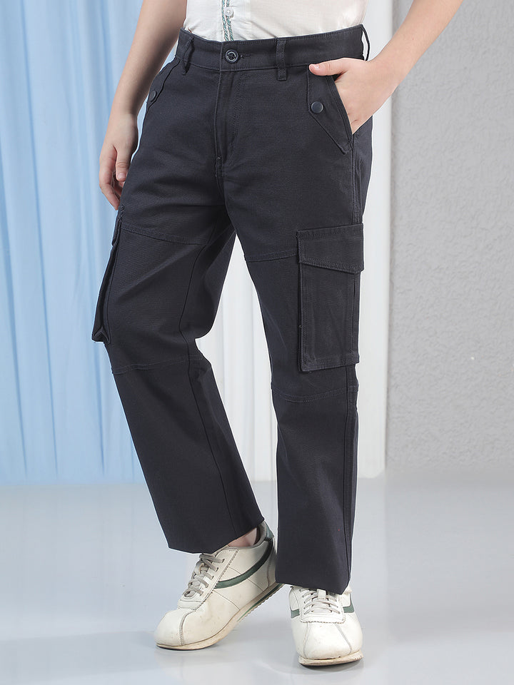 Essential Midnight Navy Navy Blue Cargo Trousers