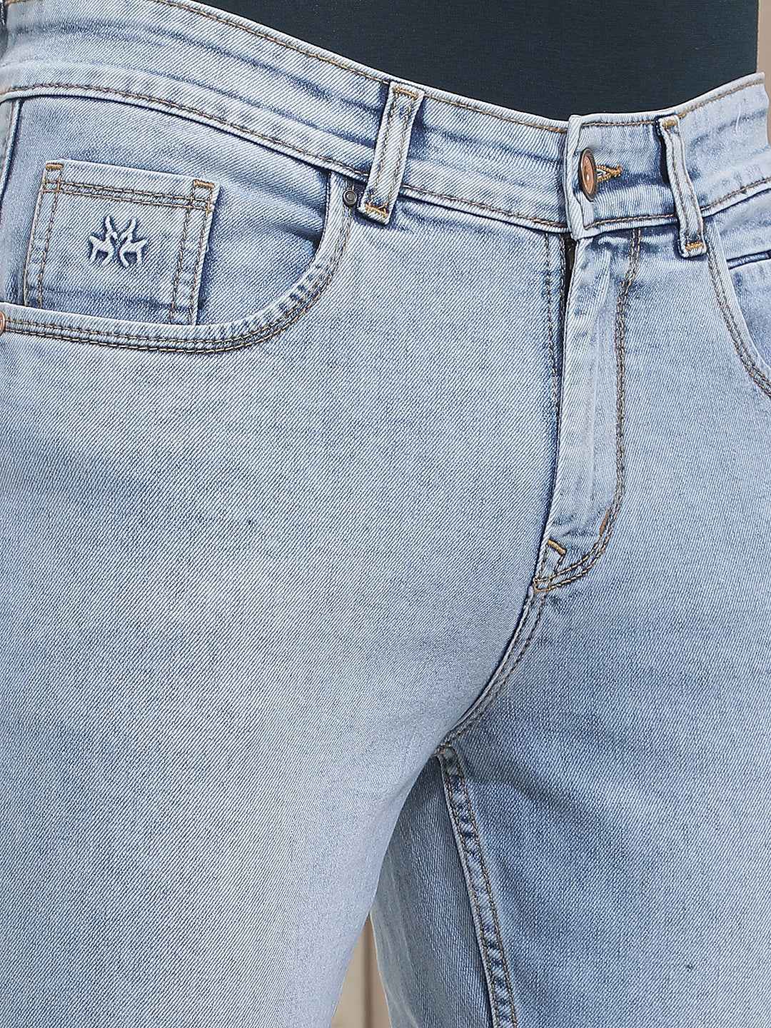 Classic Light Blue Washed Jeans