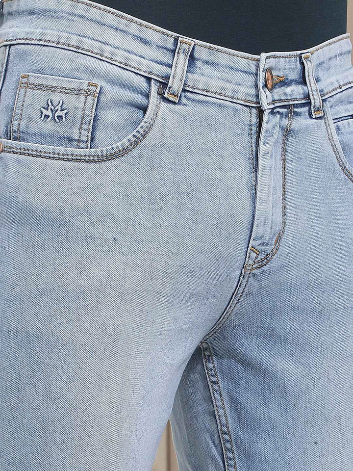 Classic Light Blue Washed Jeans