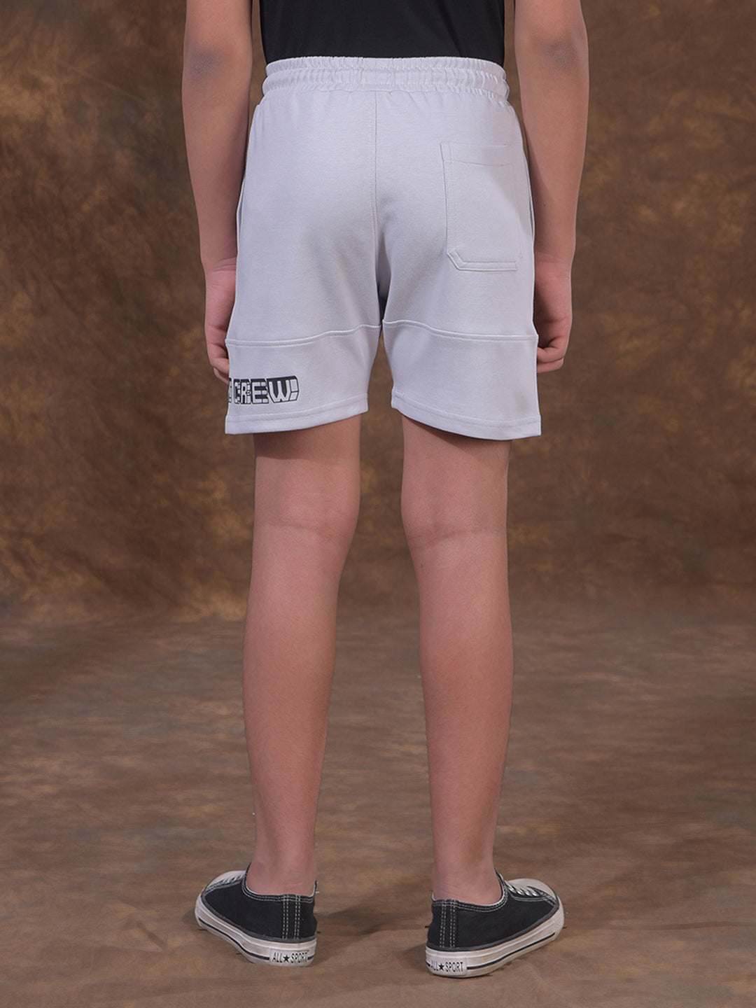 Light Grey Athleisure Shorts