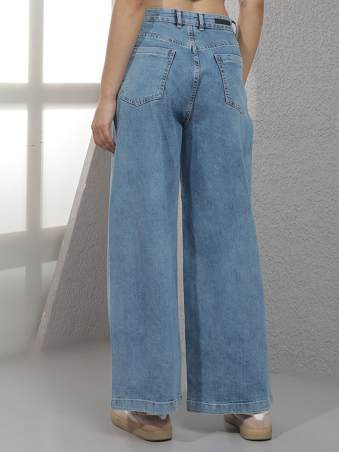 Classic Sapphire Blue Loose Jeans