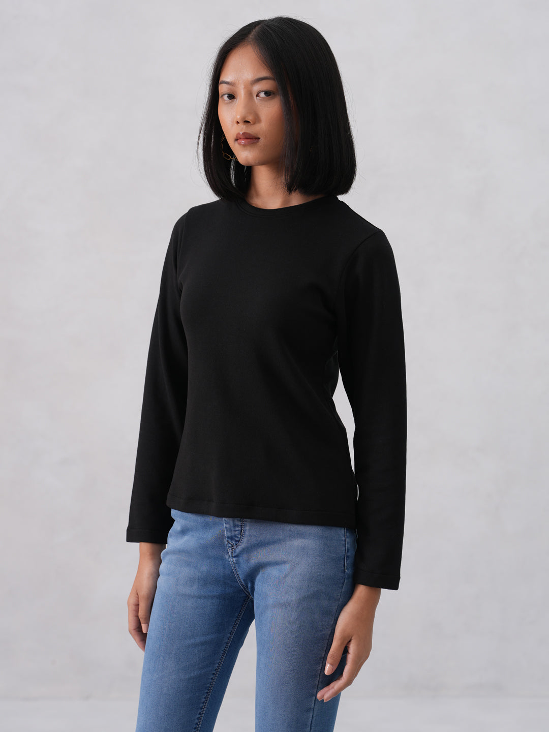 Classic Black Long Sleeve T-Shirt