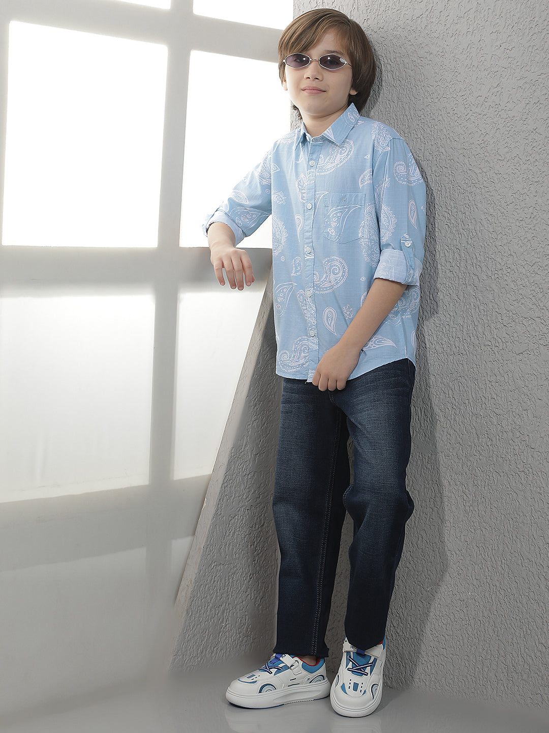 Deep Ocean Blue Jeans