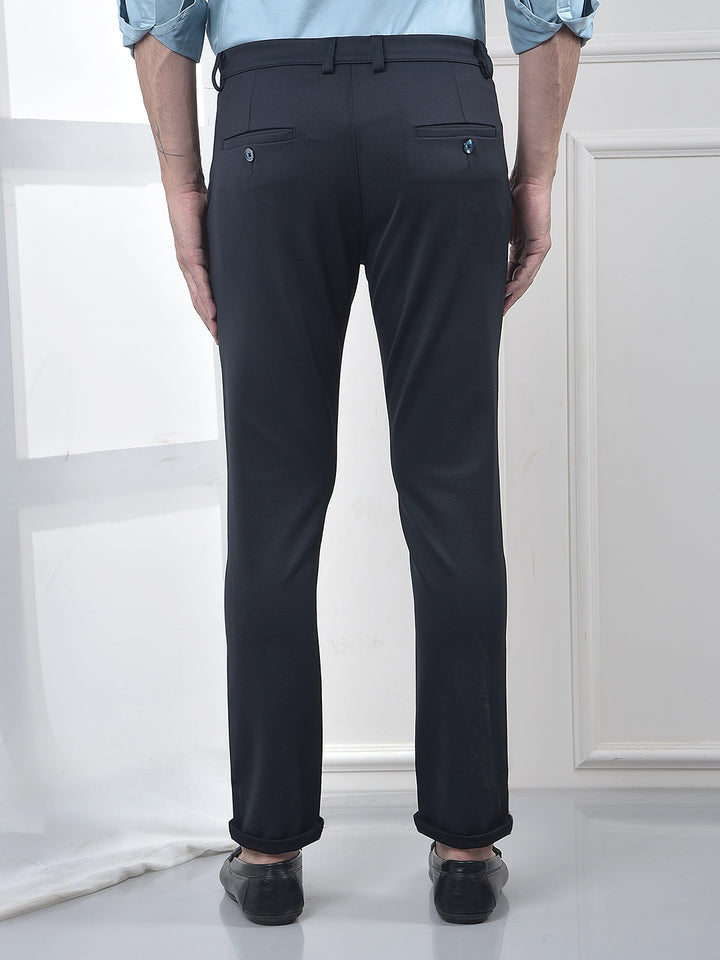 Trendy Navy Blue Trousers