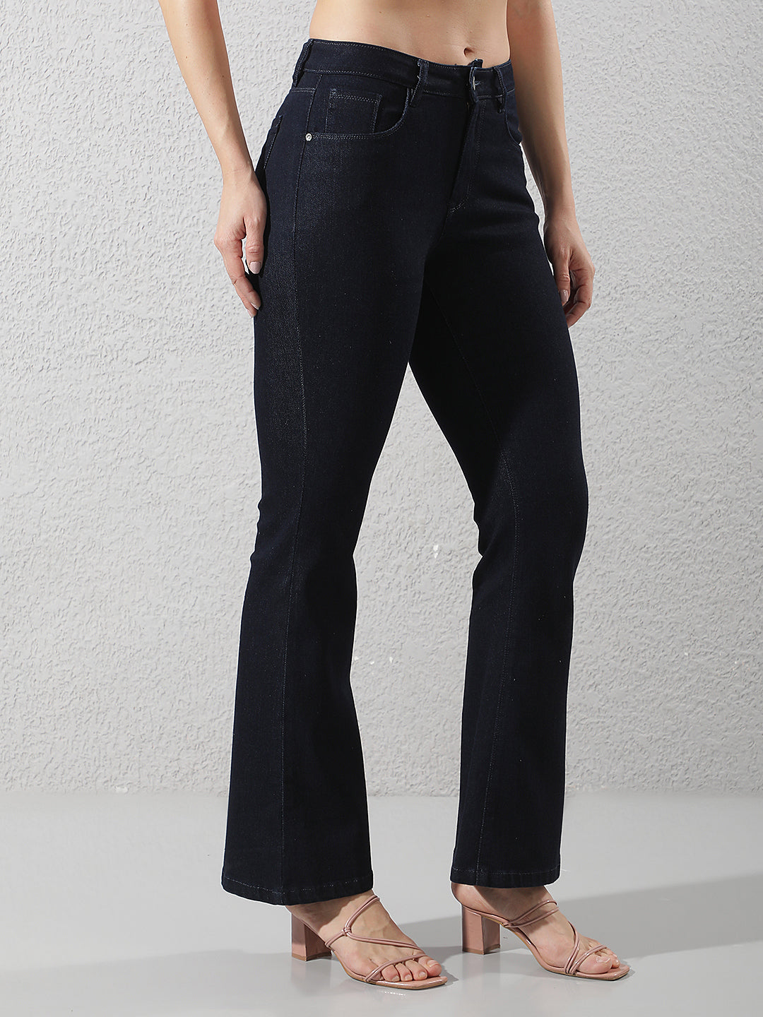 Navy Blue Bootcut Jeans