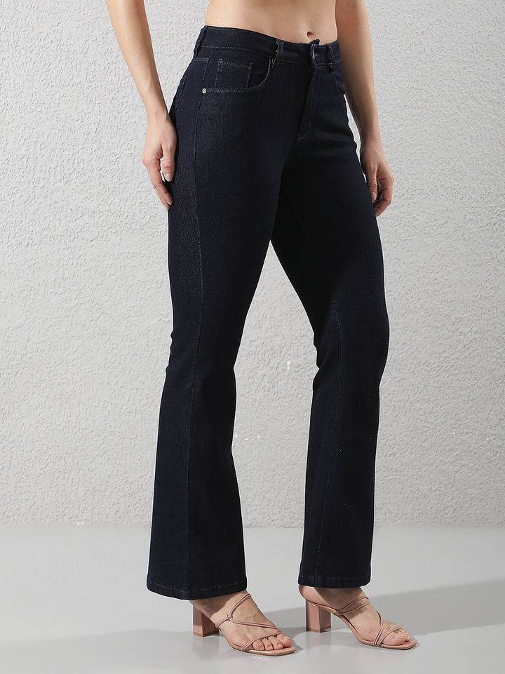 Navy Blue Bootcut Jeans