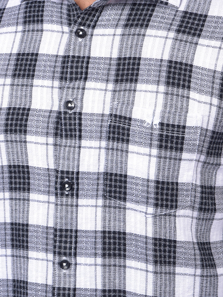Black Checked Shirt