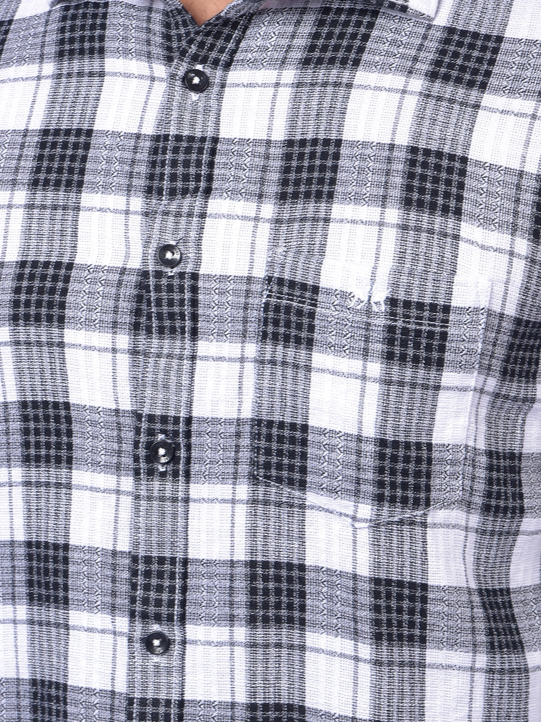 Black Checked Shirt