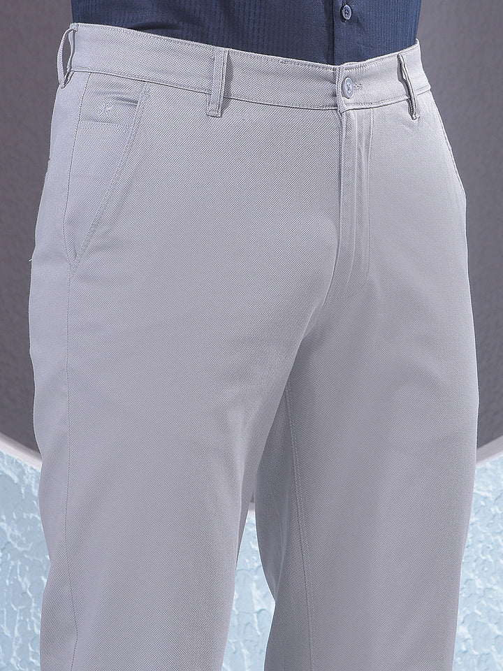 Classic Grey Straight Trousers