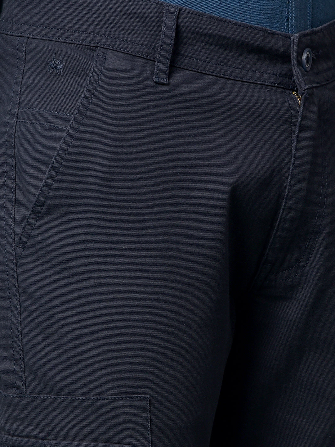 Navy Blue Cargo Trousers