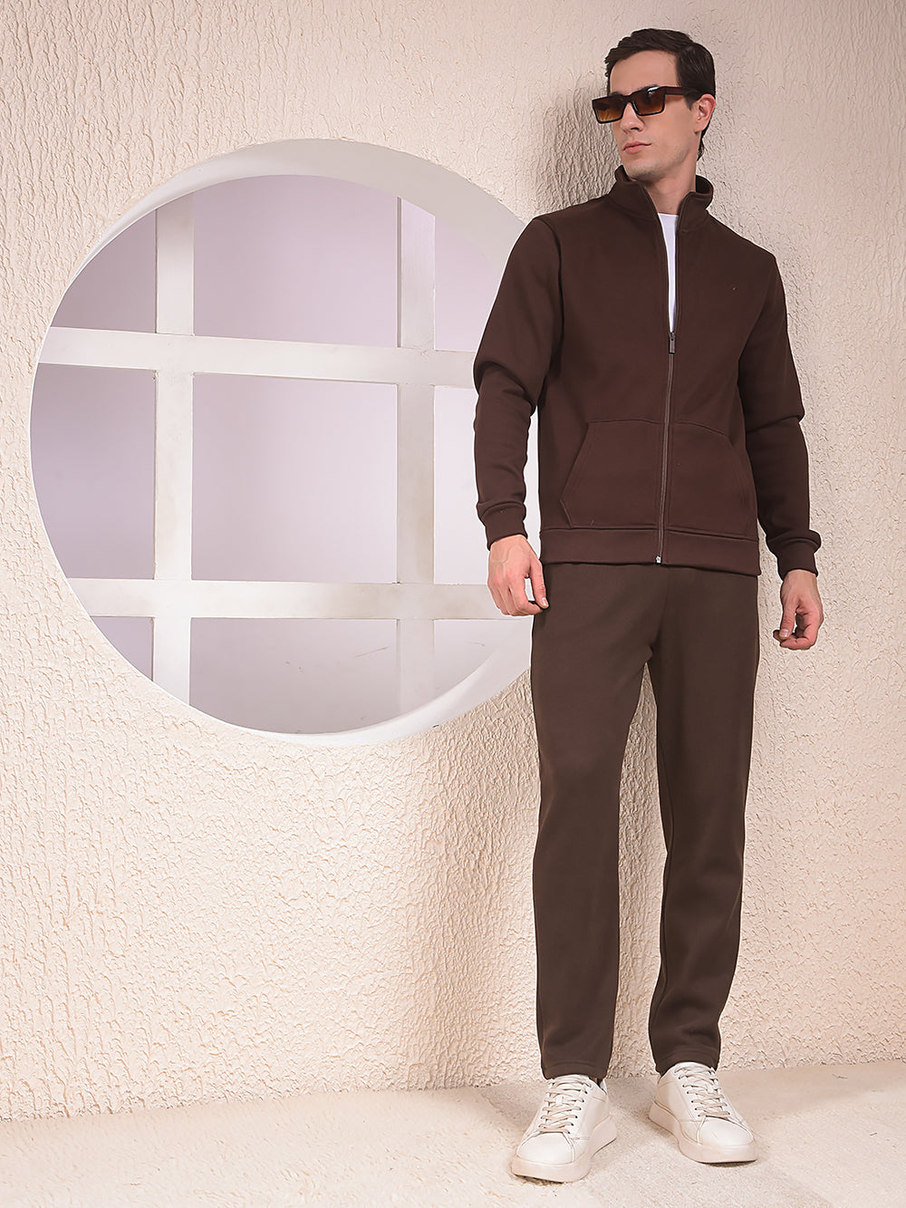 Brown Trendy Sweatshirt