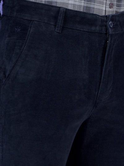 Navy Blue Corduroy Trousers