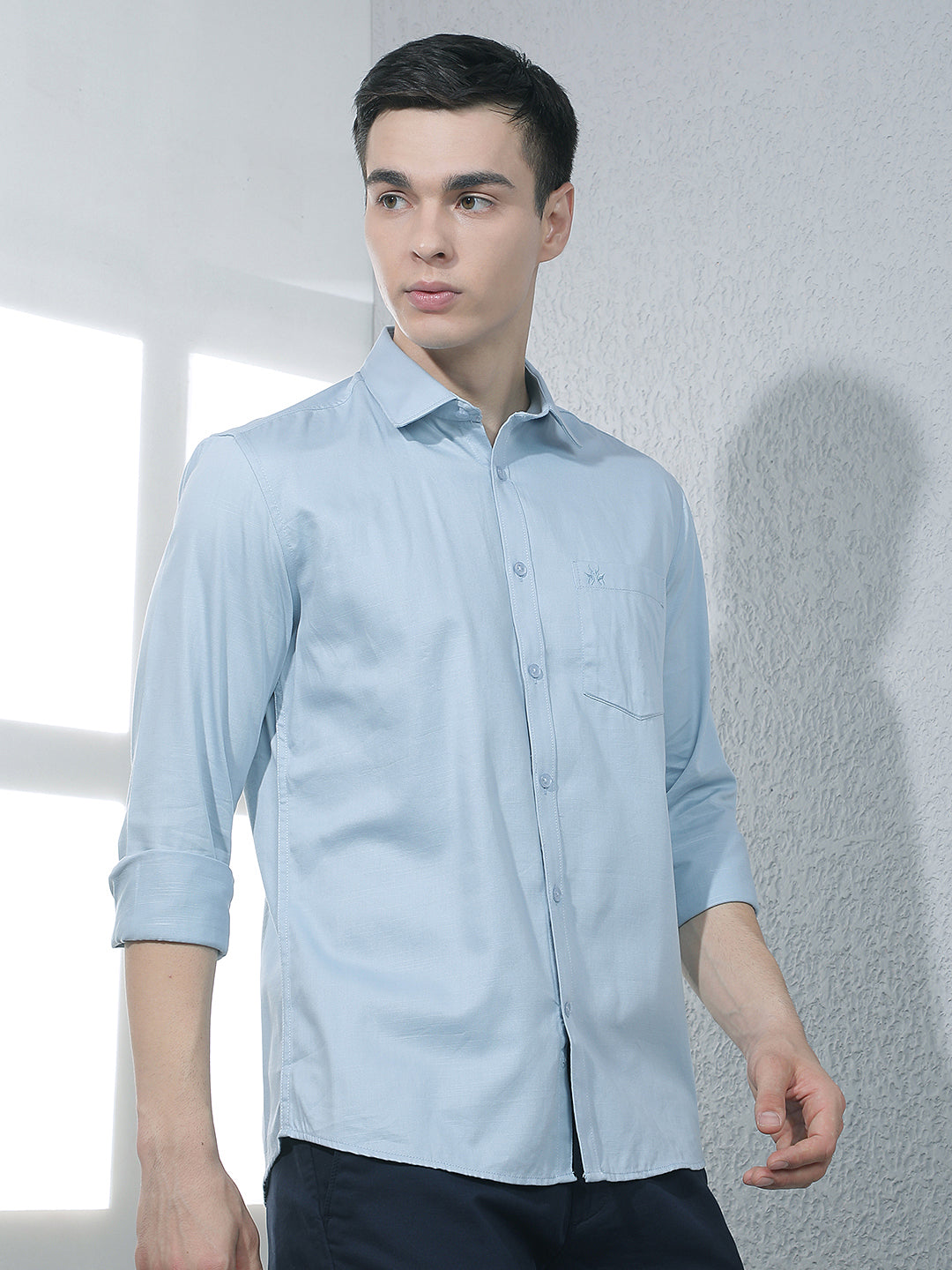 Relaxed Sky Cobalt Blue Shirt