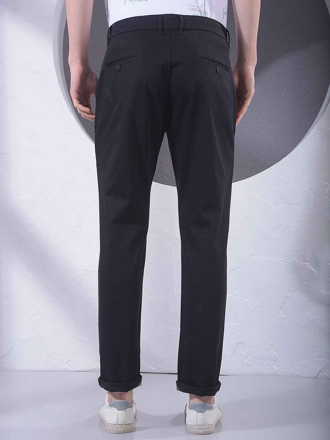 Black Essential Trousers
