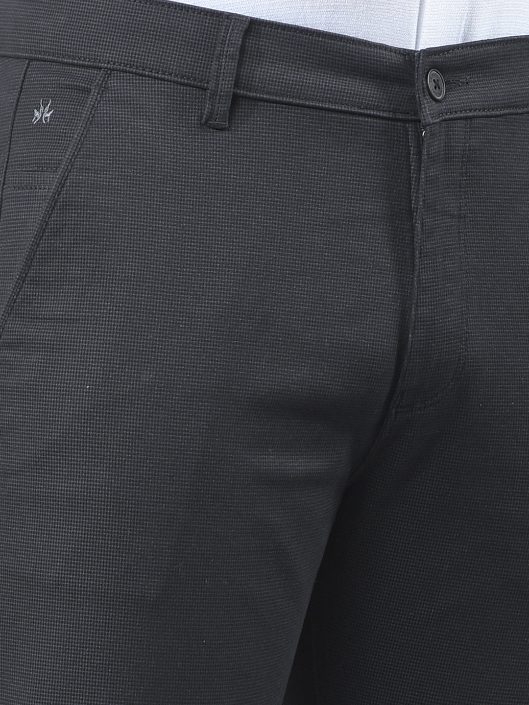 Black Printed Trousers