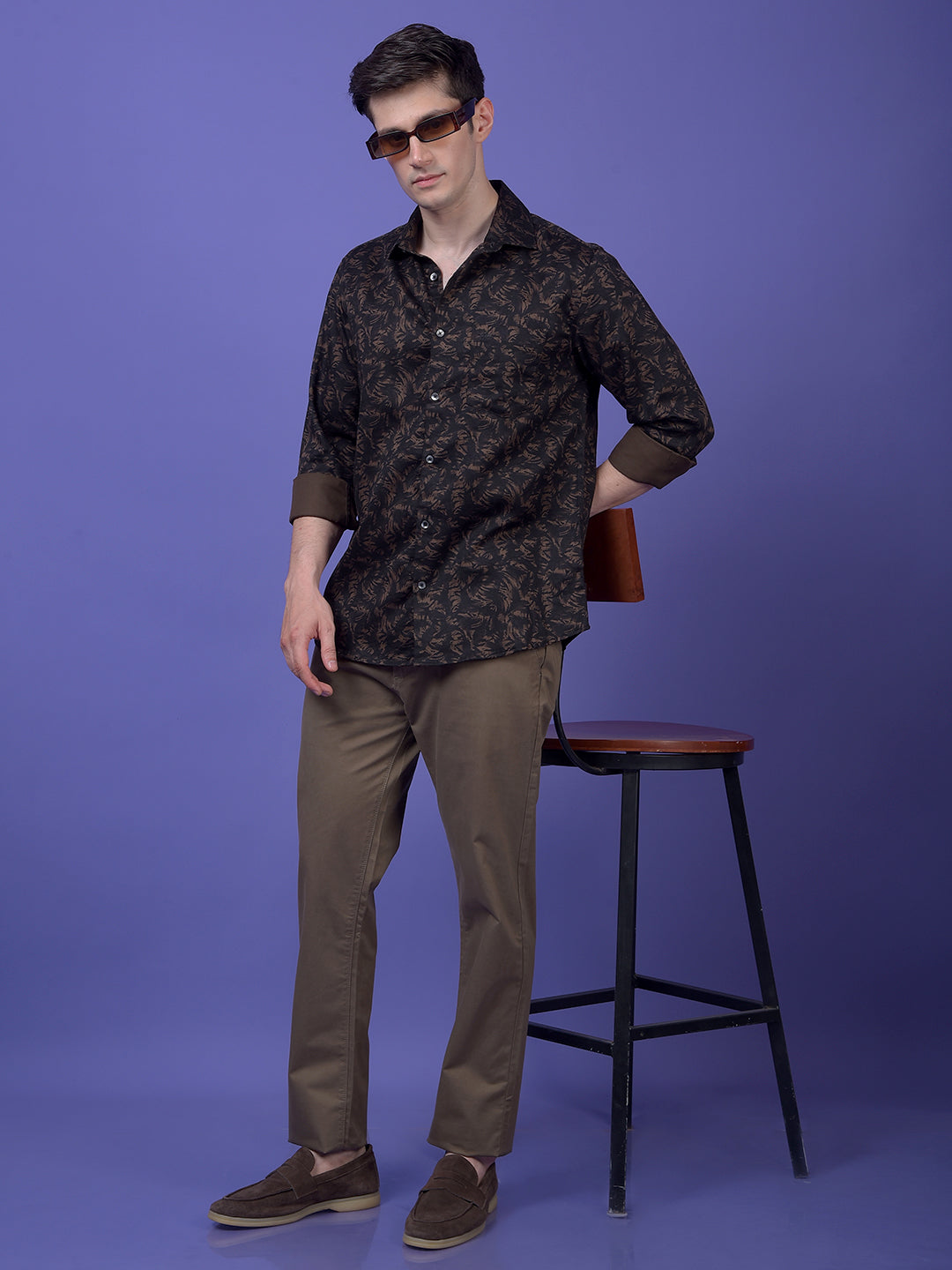 Black Printed Shirt