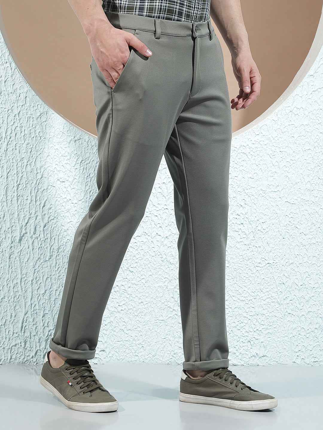 Green Knitted Trousers