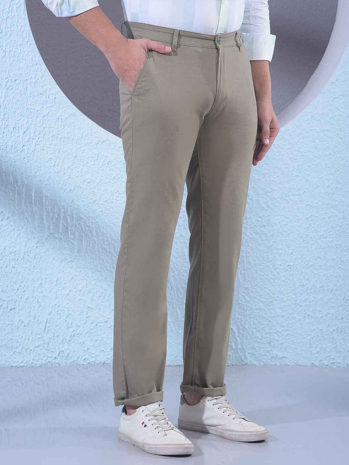 Olive Linen Trousers