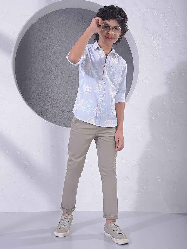 Multi-Color Floral Print 100% Cotton Shirt