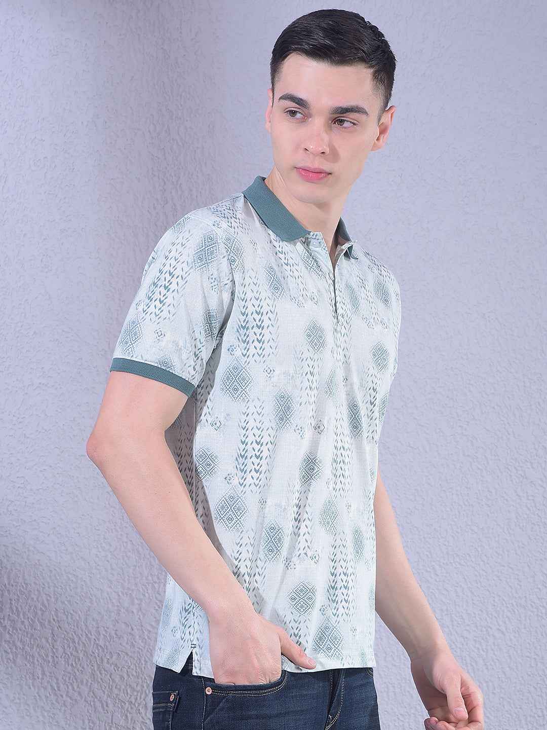 Green Printed T-Shirt