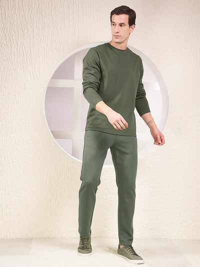 Olive Cotton Trackpants