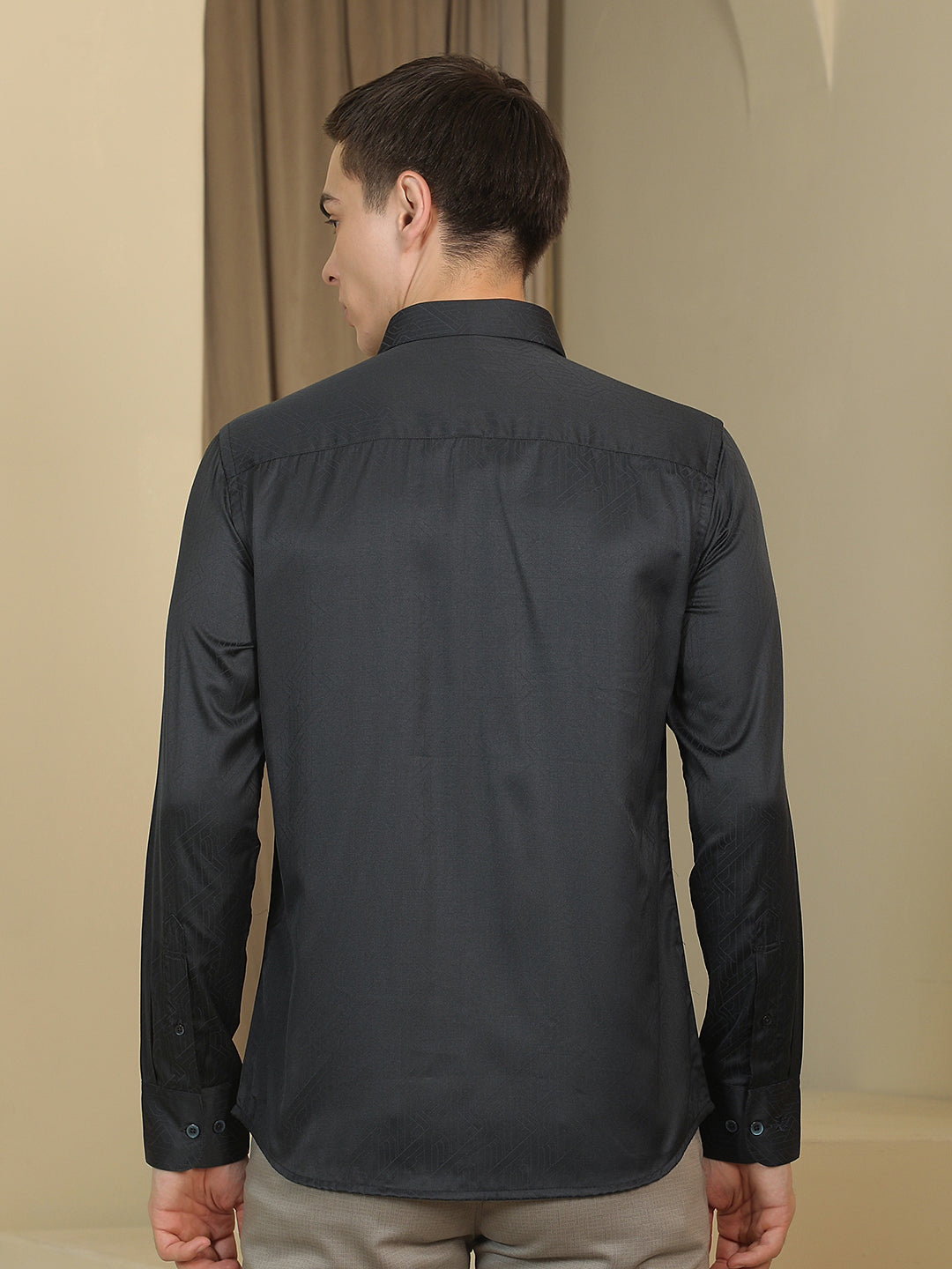Refined Alpine Green Printed Shirt