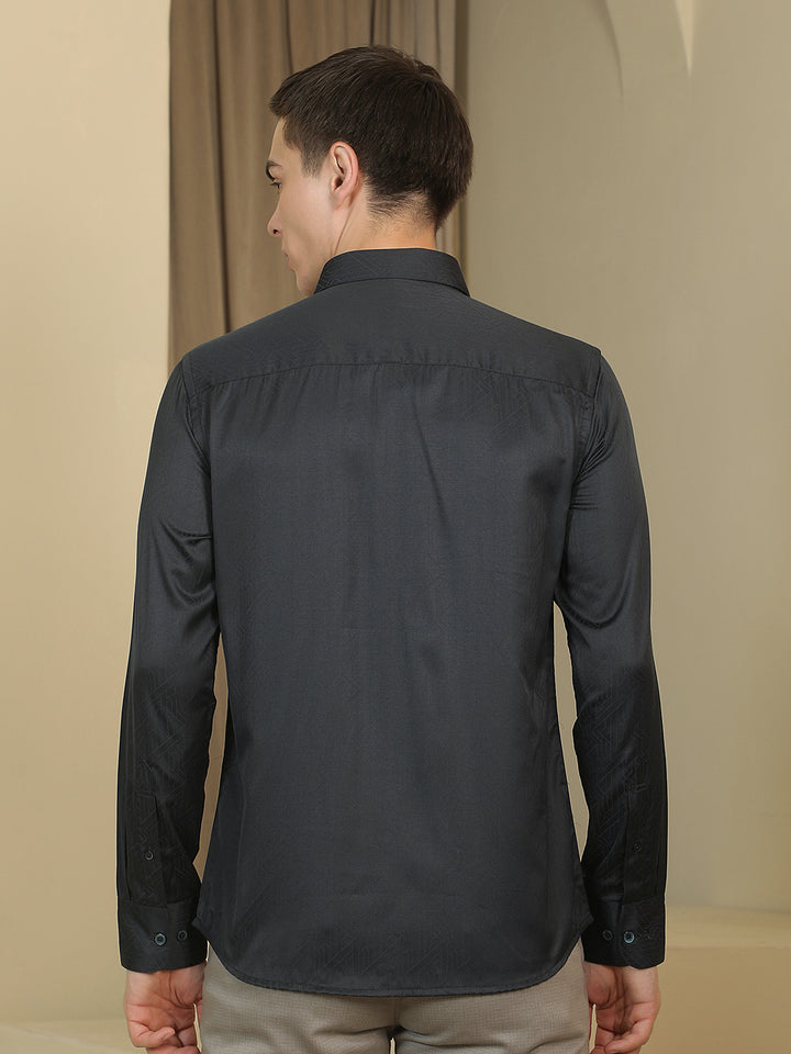 Refined Alpine Green Printed Shirt