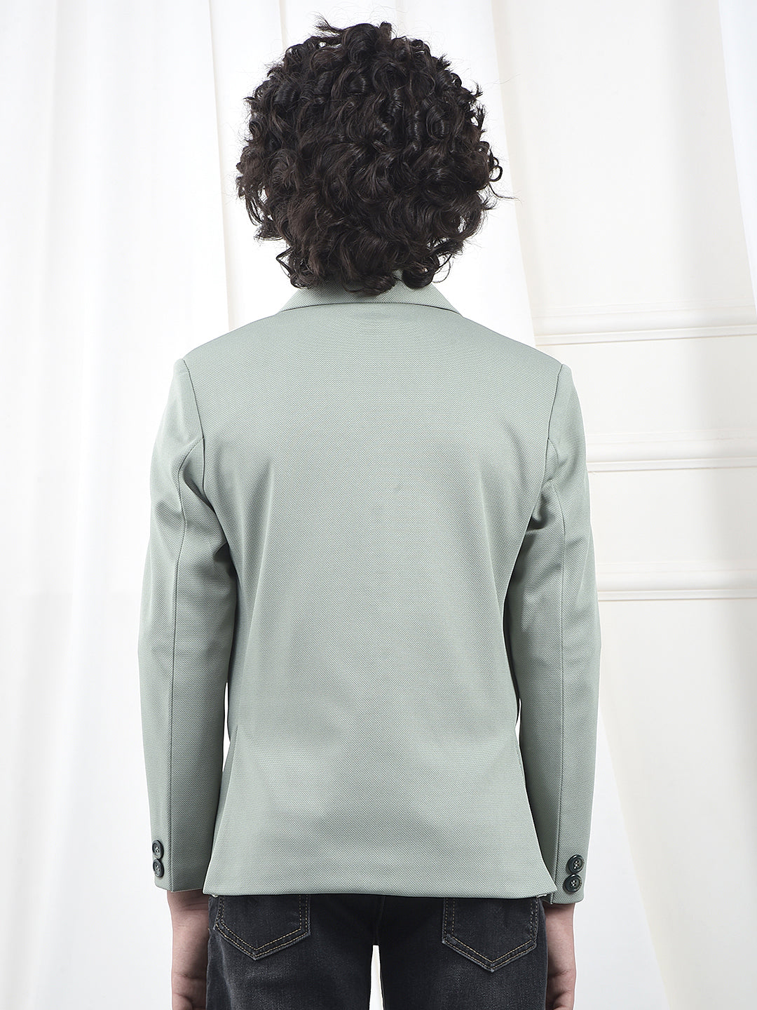 Mint Green Soft-Touch Formal Blazer