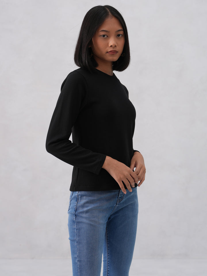 Classic Black Long Sleeve T-Shirt