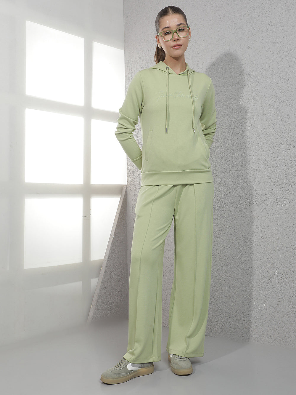 Classic Pine Green Casual Trousers