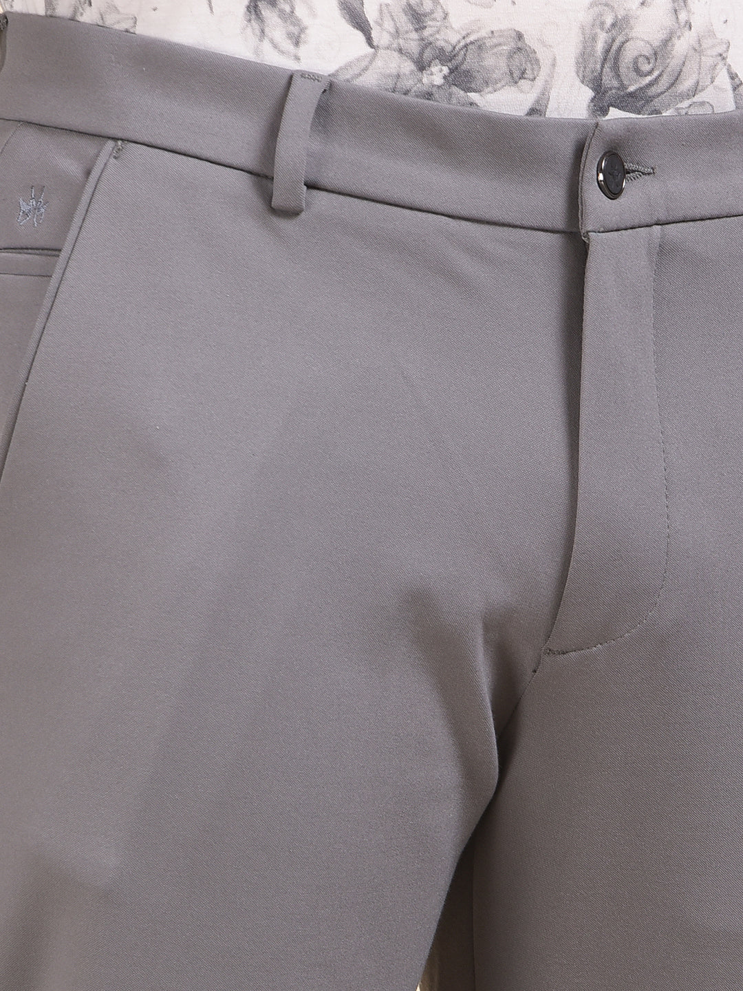 Grey Modern Trousers