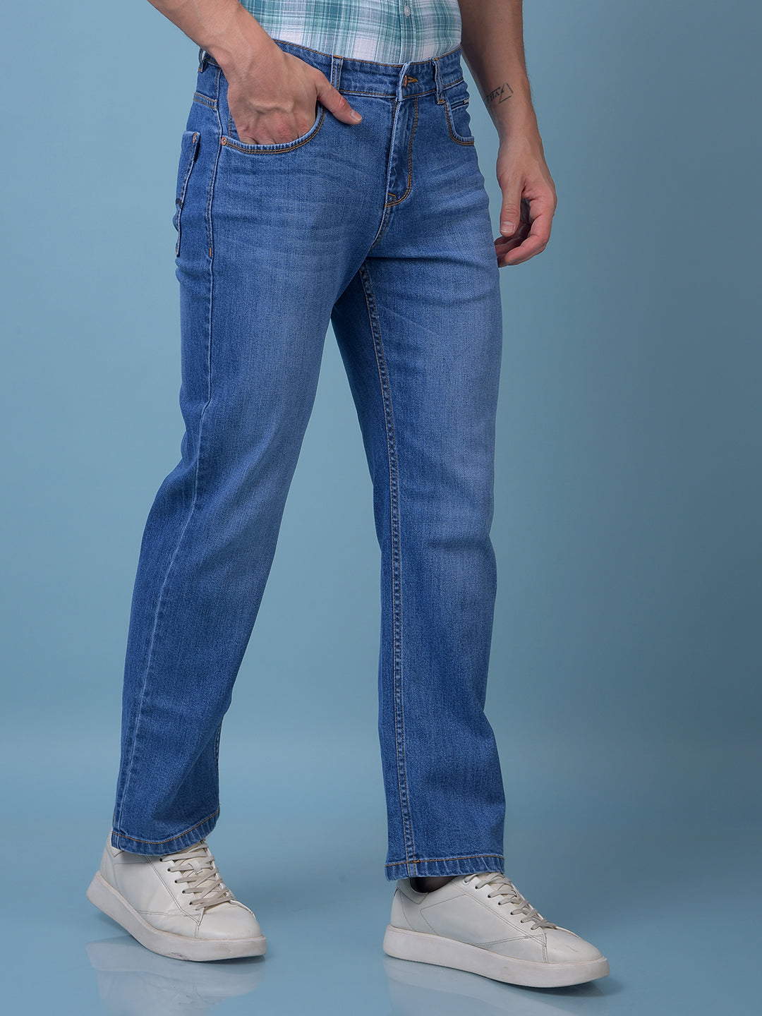 Blue Baggy Jeans