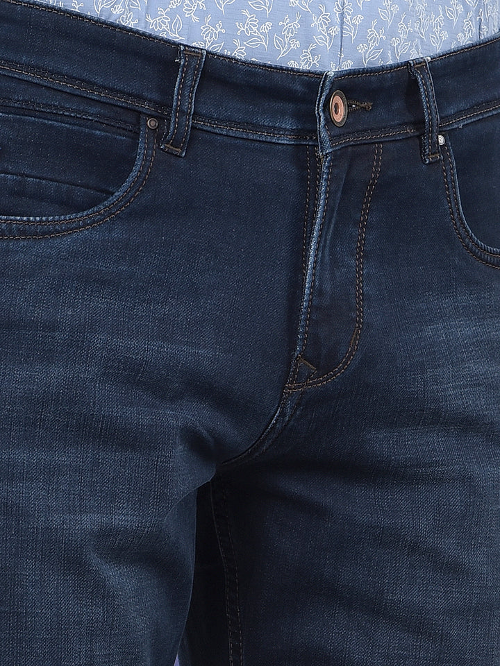Blue Daily-Wear straight Jeans