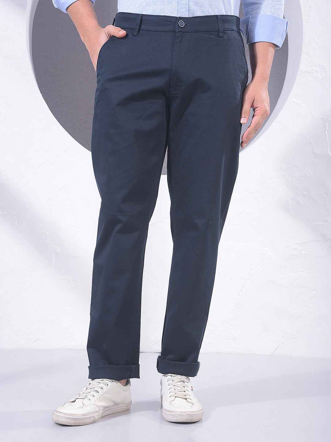 Navy Blue Essential Trousers