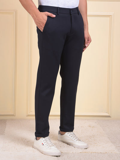 Navy Blue Tailored Trousers