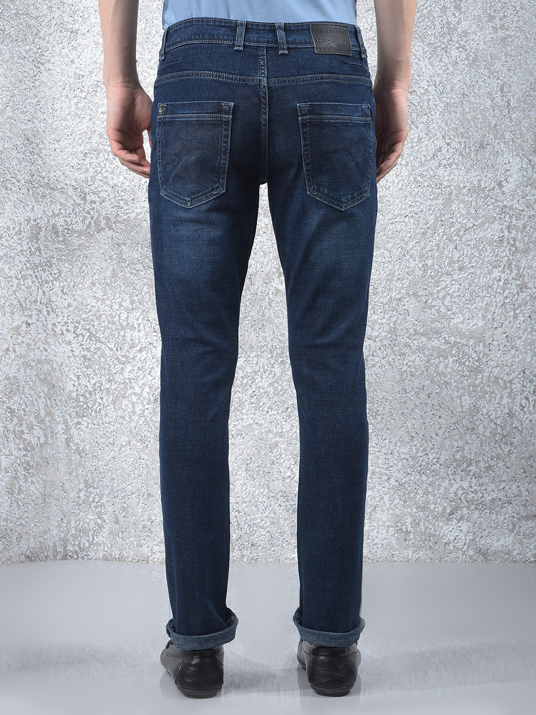 Sleek Cotton Blue Jeans